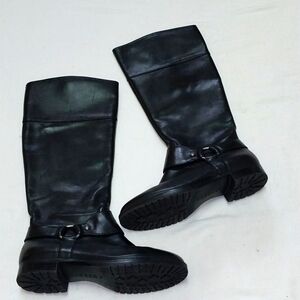 Lauren Ralph Lauren Riding Boot Sulita Women’s Size 6 B Black Leather Knee High